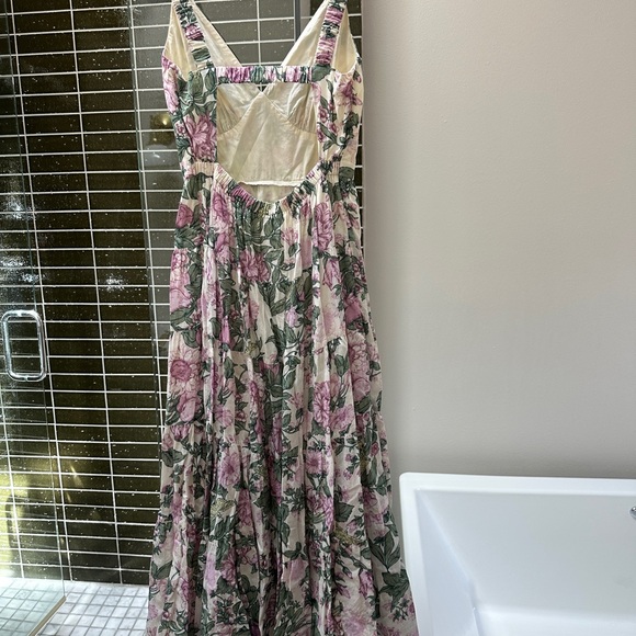 Floral Print Sleeveless Dress - Picture 4 of 5